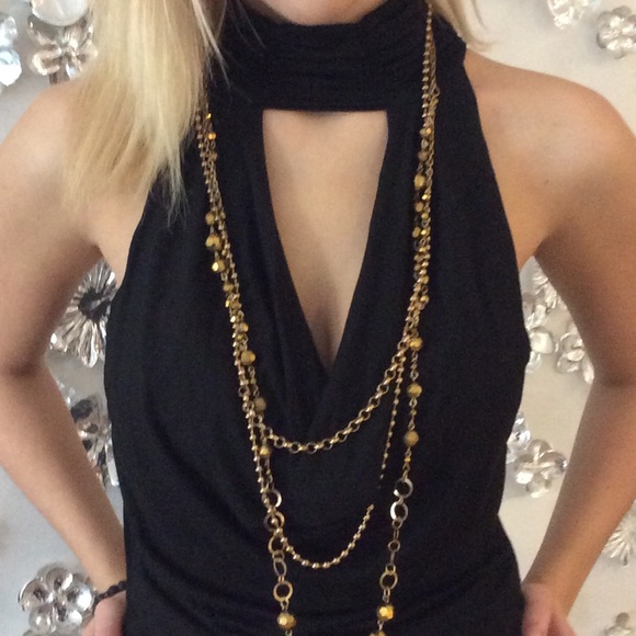 NWT Nu by Mark Anthony black tank top, size S - Picture 3 of 3